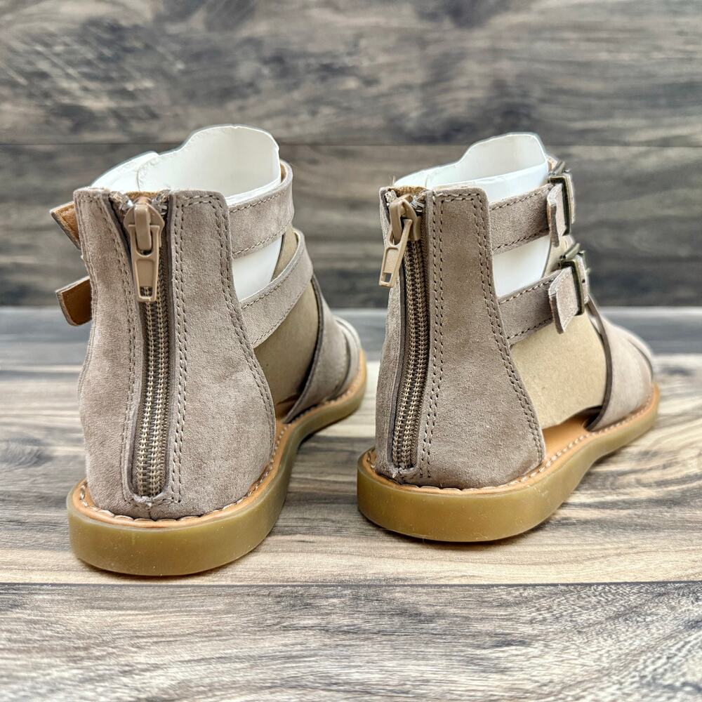 NEW BOC Born Dora 7M 37-38 Taupe Suede Gladiator Sandals - Picture 6 of 9